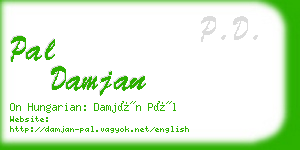 pal damjan business card